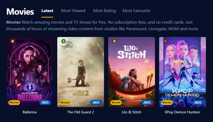 Picture of the Putlocker user design